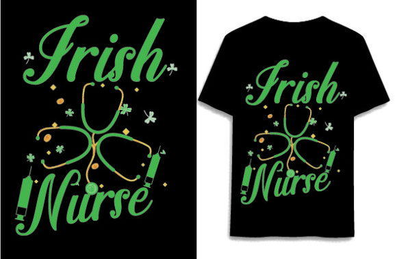 Irish-Nurse SVG – Graphics for T-Shirt Designs