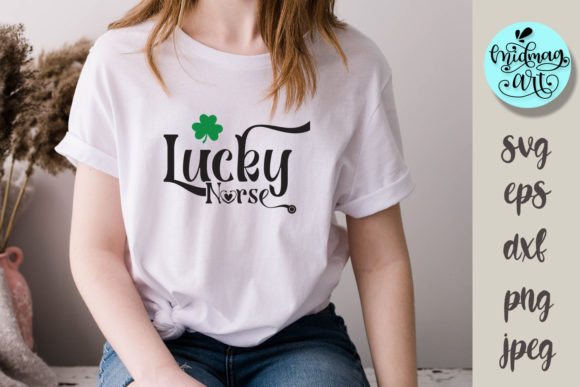 Lucky Nurse Svg, St. Patrick's Day Svg