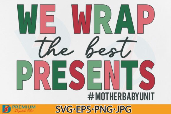 MBU Mother Baby Nurse SVG PNG, Nicu Xmas
