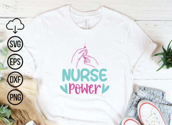 Nurse Power Svg Bundle: Graphics for T-Shirt Designs