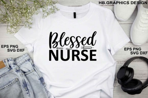 Nurse SVG Design. Blessed Nurse