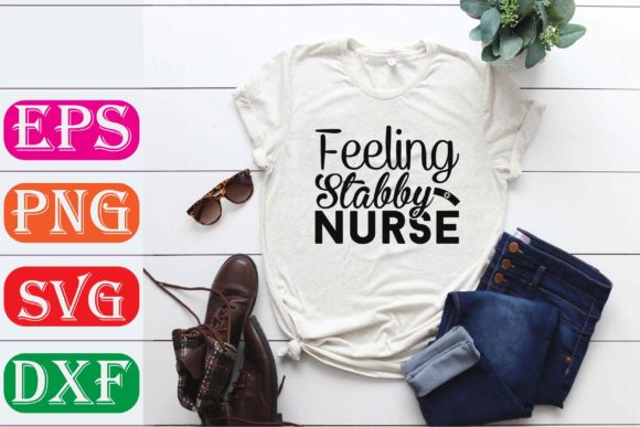 Nurse SVG Design. Feeling Stabby Nurse Graphics