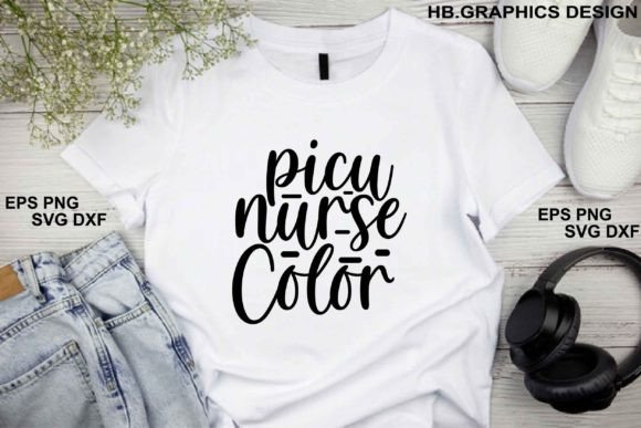 Nurse Svg Design. Picu Nurse Color