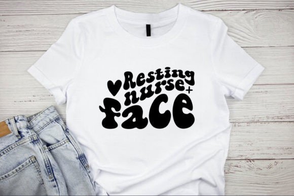 Retro Nurse SVG Design for Graphics and T-Shirt Designs