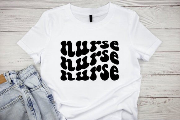 Retro Nurse SVG Design, Graphics