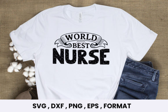 World Best Nurse Svg Design Graphics